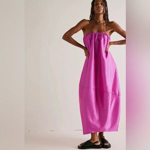 NWT/ NWOT Free People Emma Maxi Dress Pink